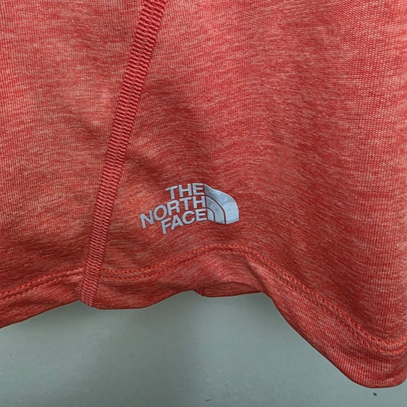 The North Face Womens Short Sleeve T-Shirt Coral Heathered Athletic Top Medium‎ - Picture 4 of 7